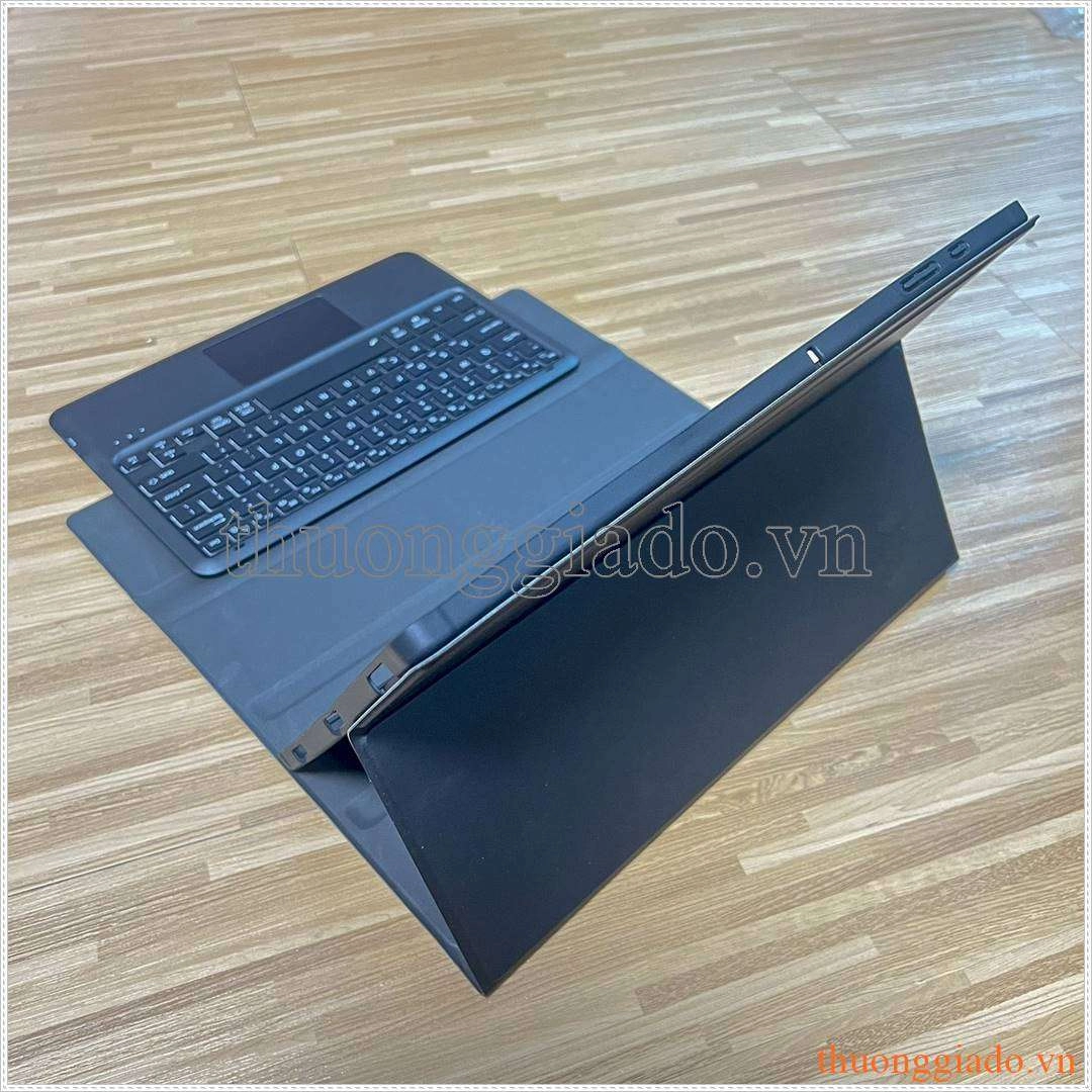 Bao da kèm bàn phím Samsung Galaxy Tab S8 Ultra có touchpad, có đèn nền phím bấm, có ngăn để bút